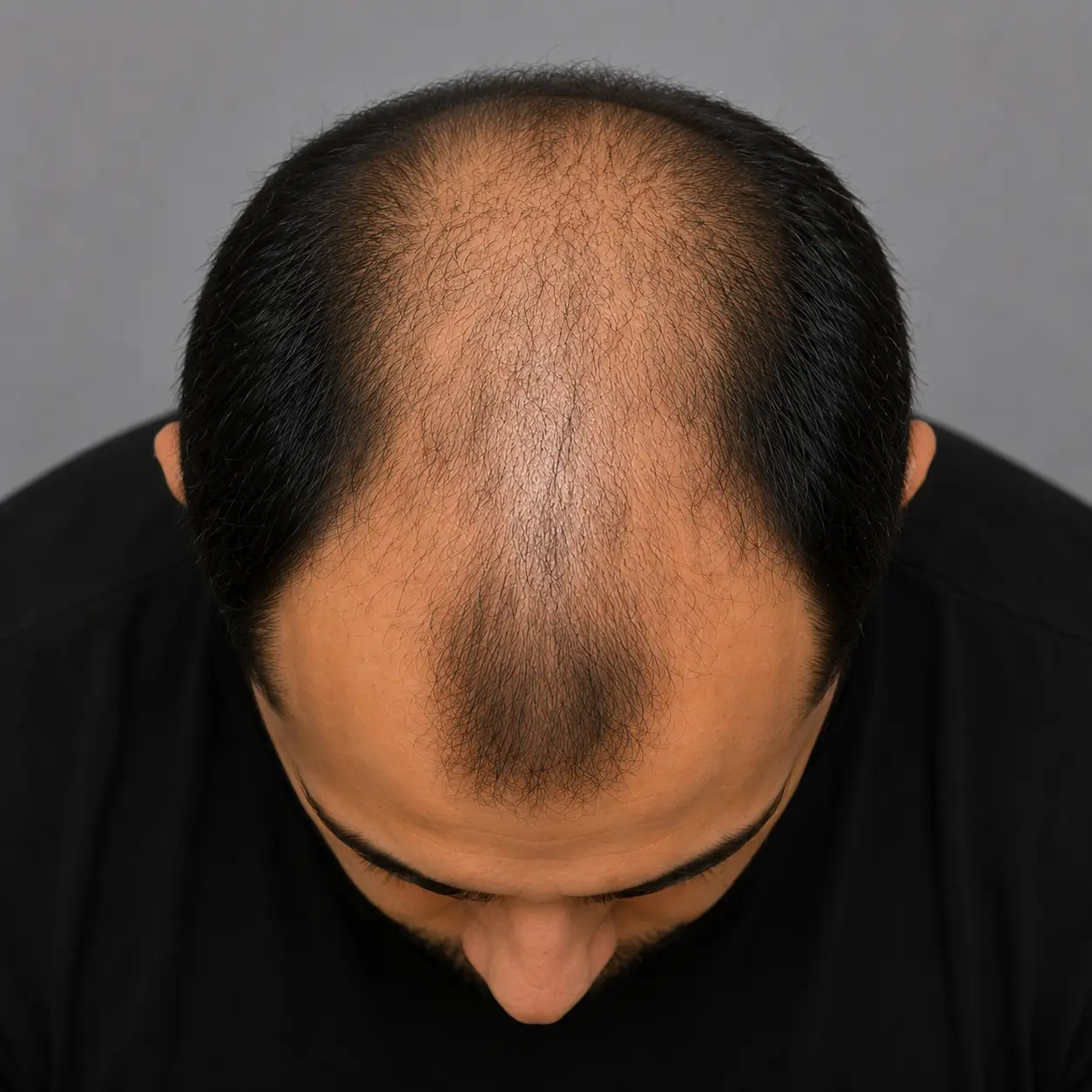 الرأس من الأعلى