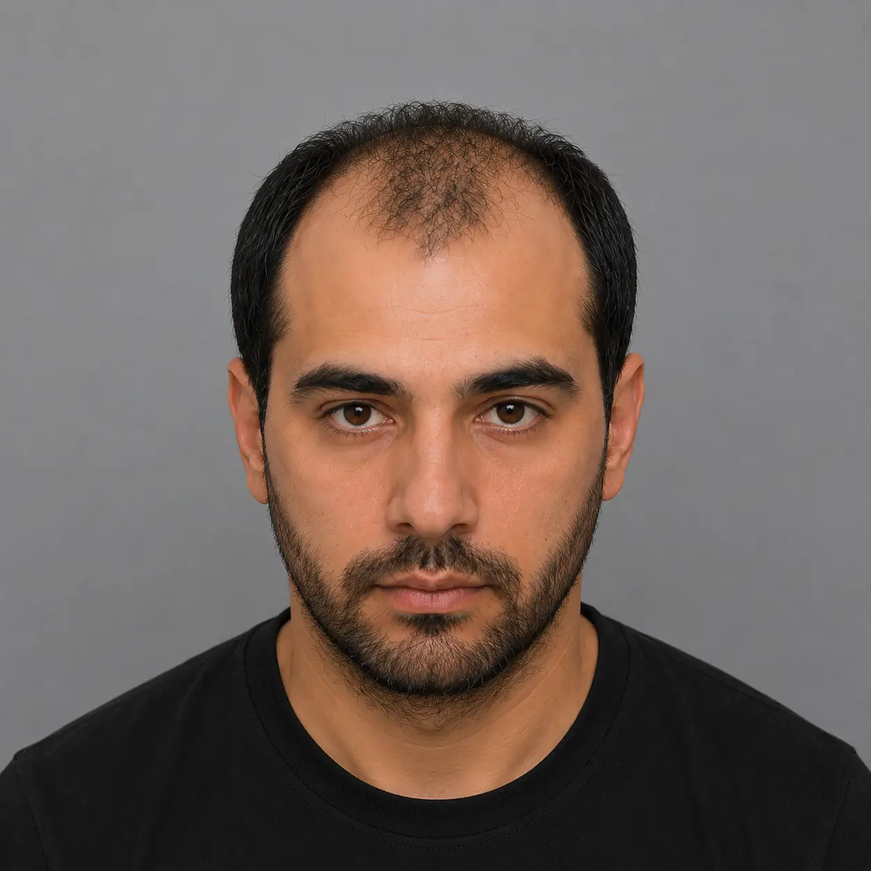 الشعر من الأمام