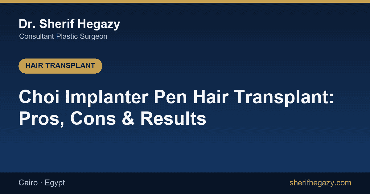 Choi Implanter Pen Hair Transplant: Pros, Cons, Results & Cost