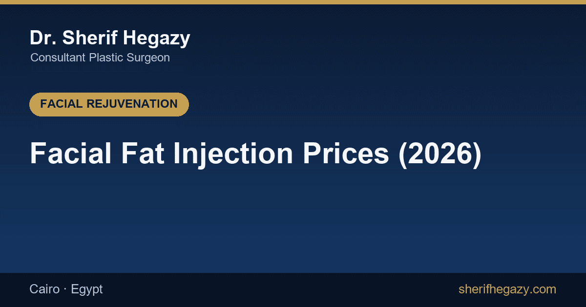Facial Fat Injection Prices (2026)