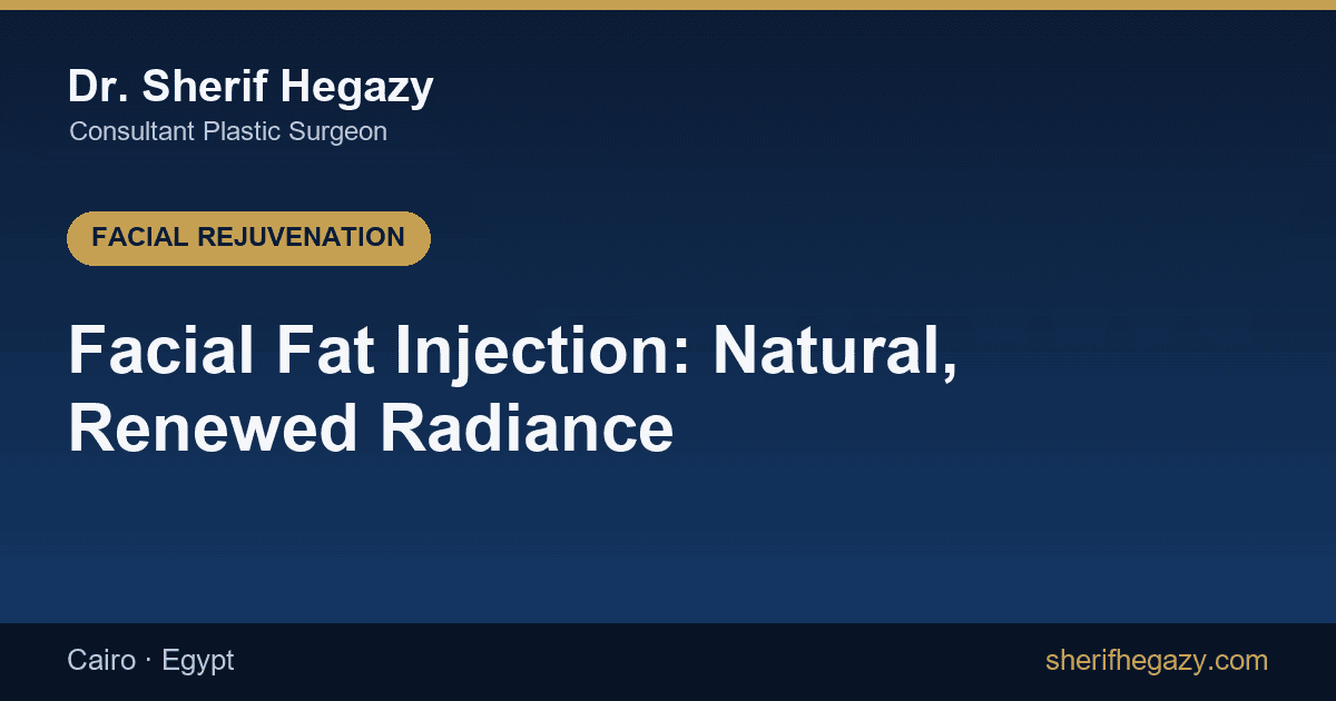 Facial Fat Injection: The Path to Natural, Renewed Radiance
