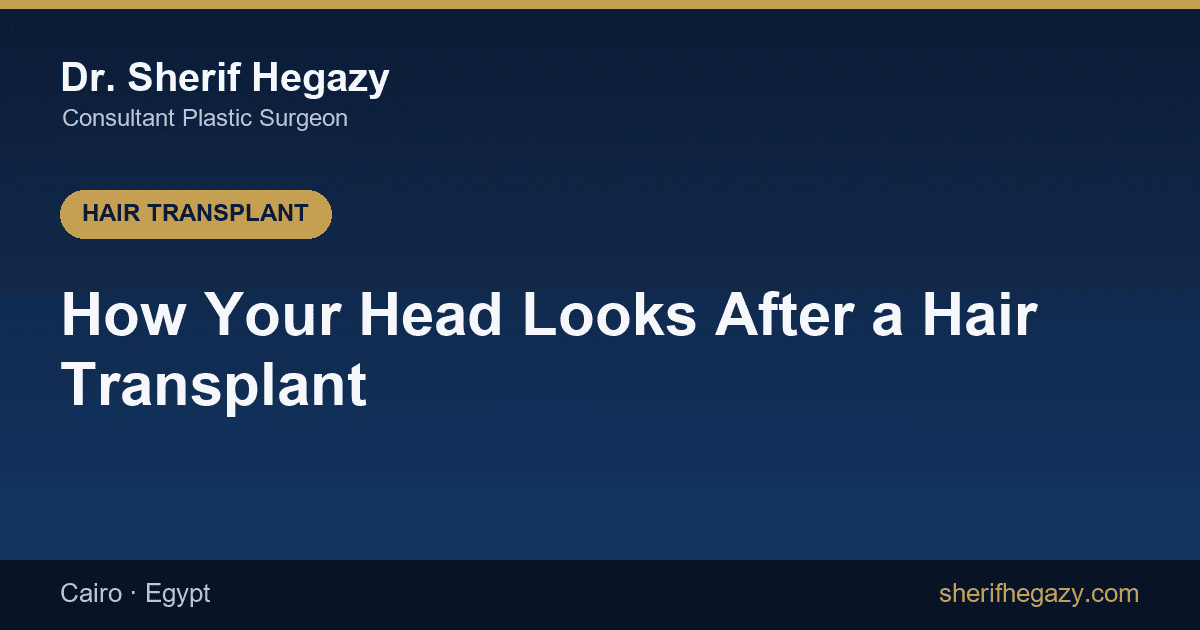 How Your Head Looks After a Hair Transplant: Growth Stages