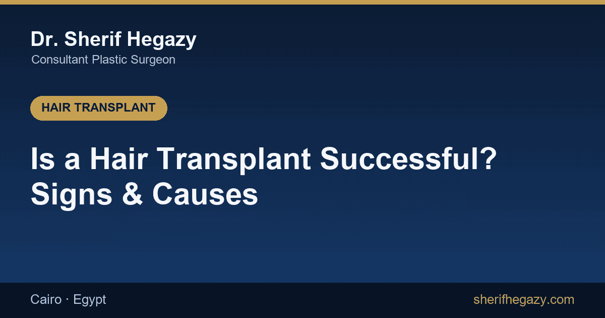 Is a Hair Transplant Successful? Signs of Success and Causes of Failure