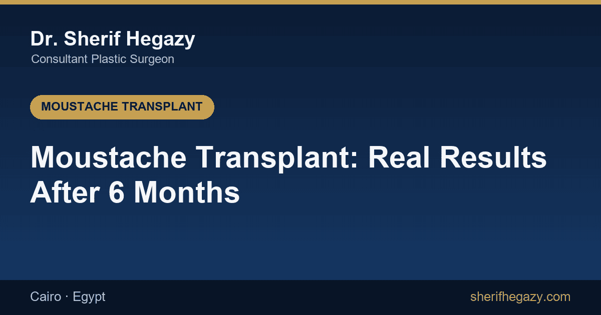 Moustache Transplant and the Real Results After 6 Months