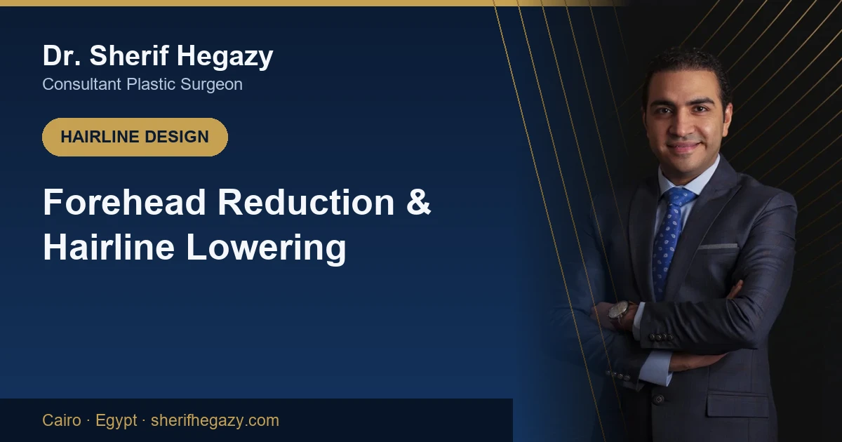 Forehead Reduction and Hairline Lowering by Transplant