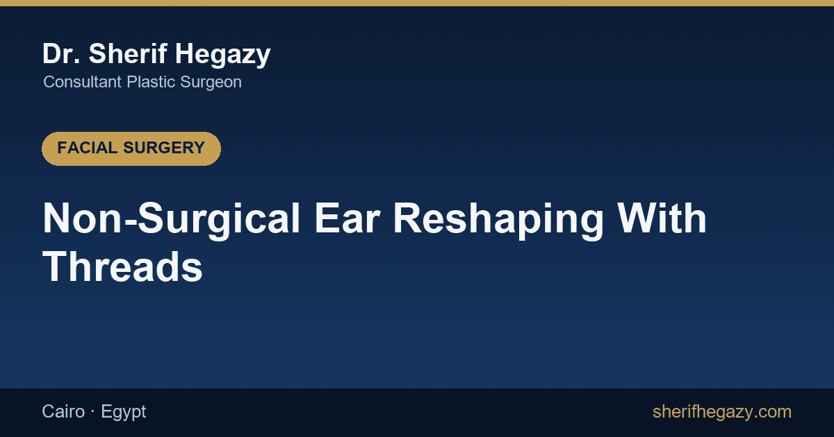 Non-Surgical Ear Reshaping With Threads: Benefits, Failure Causes and Cost