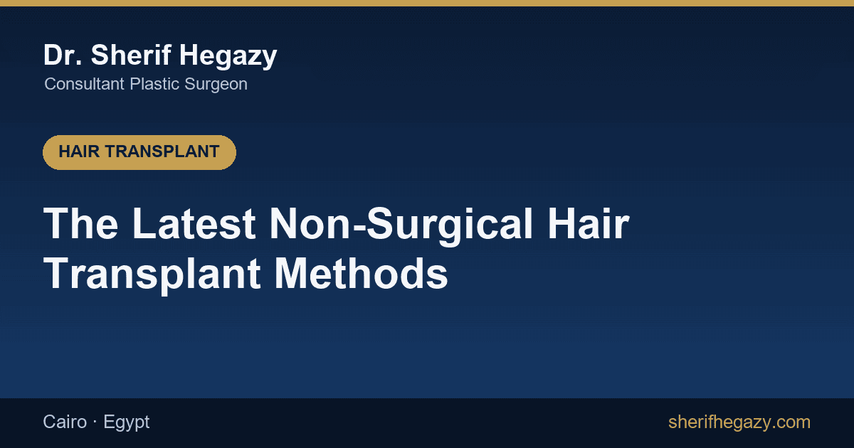 The Latest Non-Surgical Hair Transplant Methods: 5 Techniques