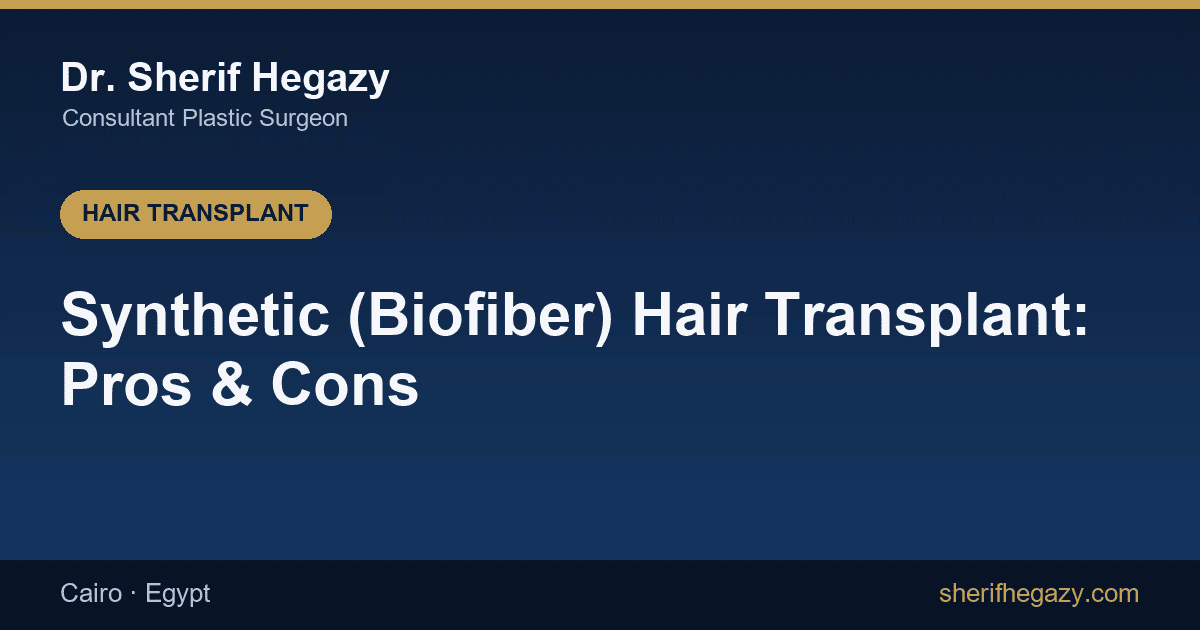 Synthetic (Biofiber) Hair Transplant: How It's Done, Pros and Cons