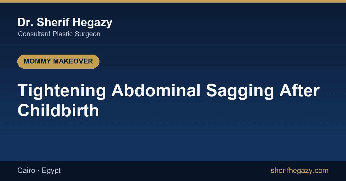 How to Tighten Abdominal Sagging After Childbirth (With Results)