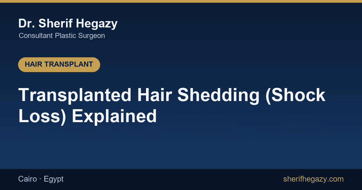 Transplanted Hair Shedding (Shock Loss) and 5 Tips to Protect Your Results