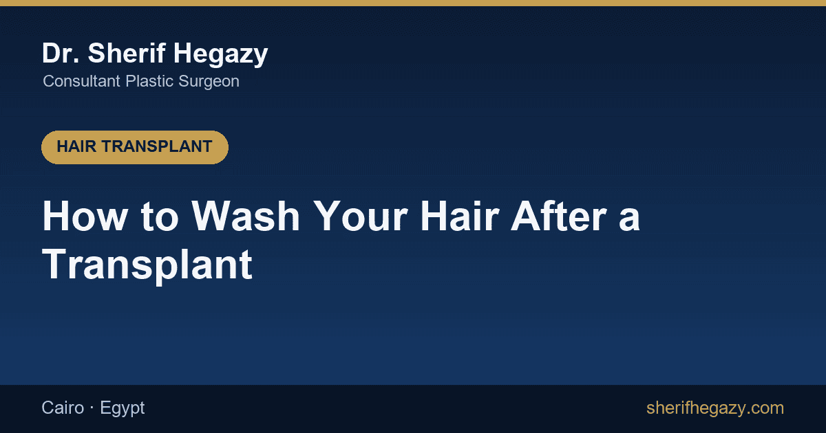 How to Wash Your Hair After a Transplant: The Instructions to Follow