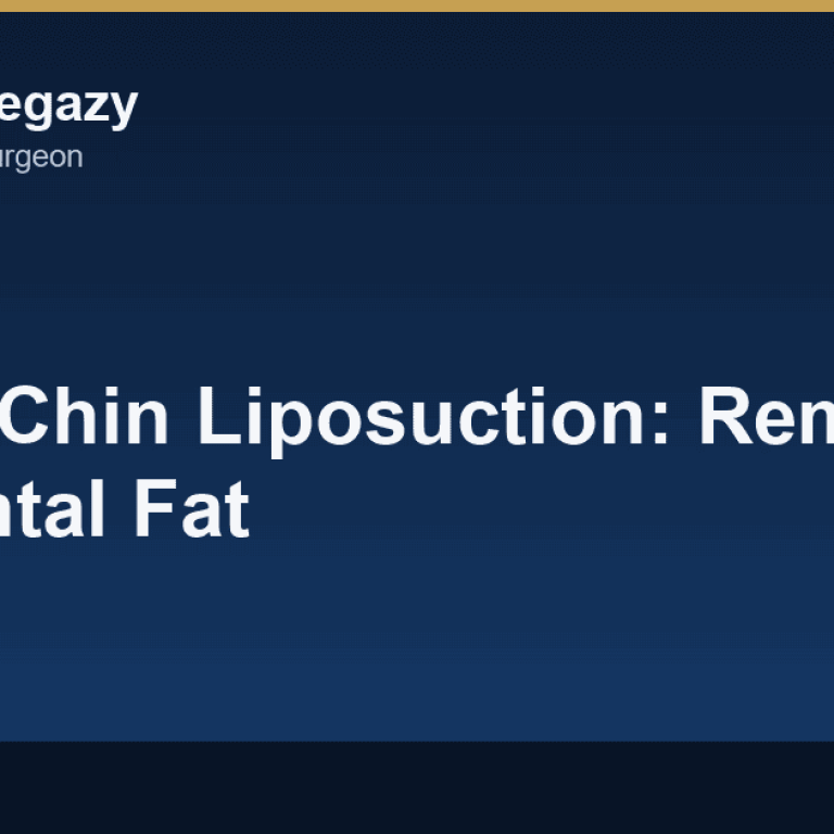 Double Chin Liposuction: The Technique to Remove Submental Fat