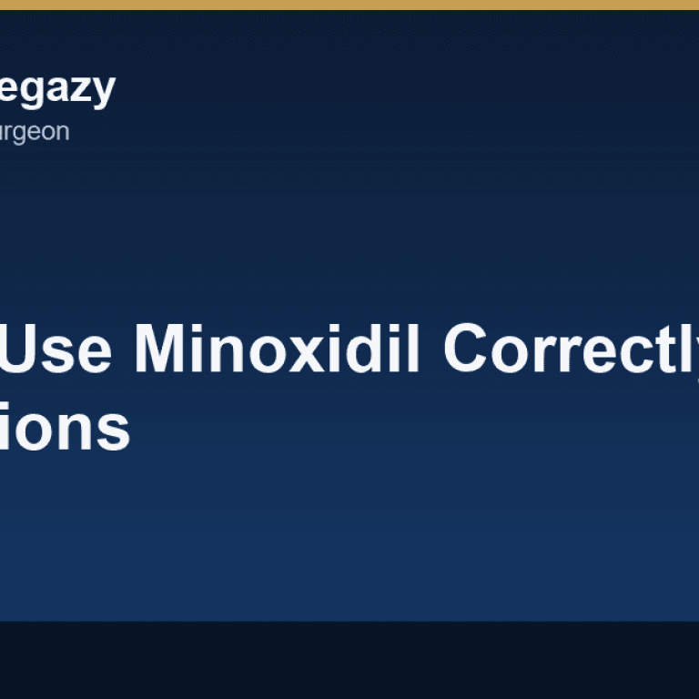 How to Use Minoxidil Correctly: 6 Important Instructions