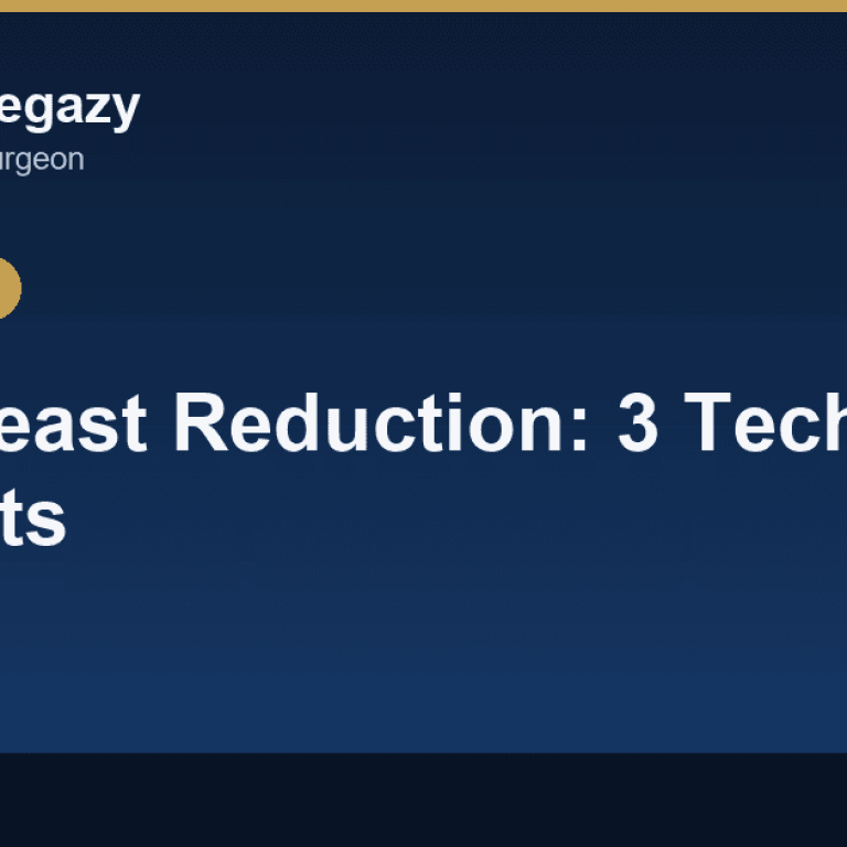 Male Breast Reduction: 3 Techniques, Results and Cost