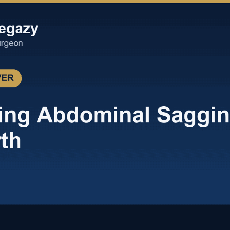 How to Tighten Abdominal Sagging After Childbirth (With Results)